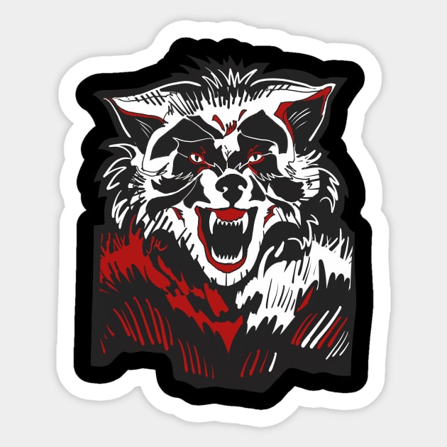 Hombre Lobo Sticker by theprometeus